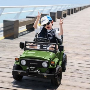儿童电动车四轮汽车越野车大人遥控车宝宝玩具车可坐人防侧翻四驱