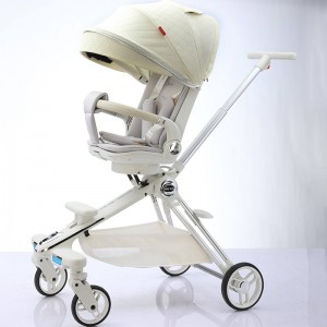 2025款一键折叠婴儿车方便运输汽车或飞机行李架安全材质婴儿车带灯