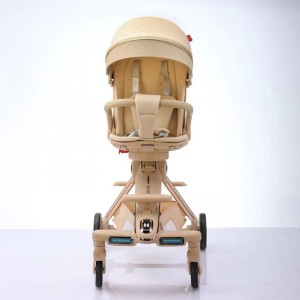 2025款一键折叠婴儿车方便运输汽车或飞机行李架安全材质婴儿车带灯