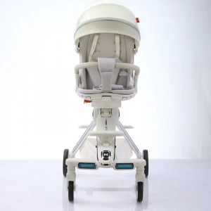 2025款一键折叠婴儿车方便运输汽车或飞机行李架安全材质婴儿车带灯