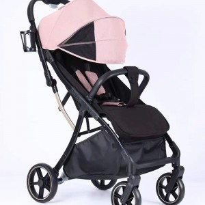 One-click folding stroller, lightweight and cost-effective baby travel stroller, four-in-one sit/reclining