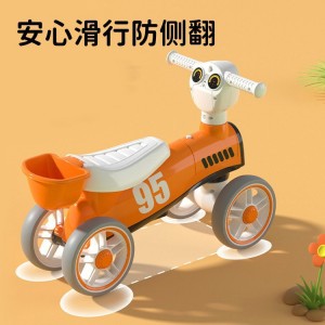 儿童平衡车1到3岁宝宝学步车婴幼儿无脚踏滑步小孩四轮滑行平衡车