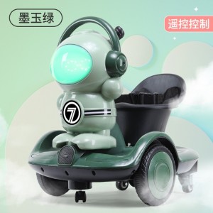 新品太空人漂移车万向轮儿童电动车1-6岁男女宝宝可坐人