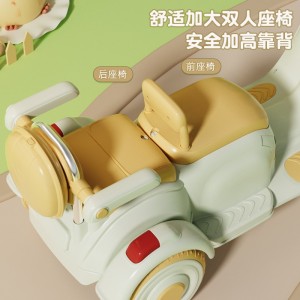 新款儿童电动车男女宝宝摩托车三轮车小孩可坐人可充电遥控玩具车