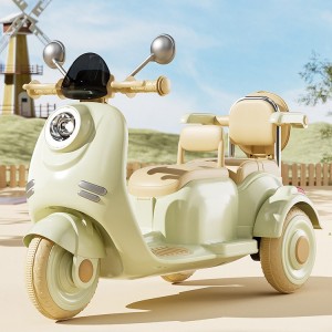 新款儿童电动车男女宝宝摩托车三轮车小孩可坐人可充电遥控玩具车