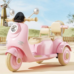 新款儿童电动车男女宝宝摩托车三轮车小孩可坐人可充电遥控玩具车