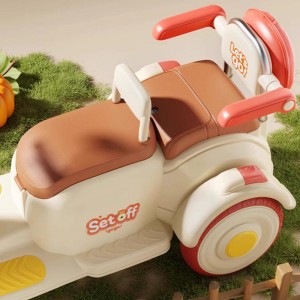 儿童电动三轮车充电摩托车可坐人双人宝宝遥控车蓝牙新品