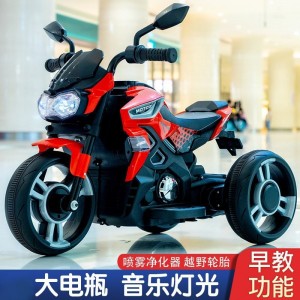 音乐灯光男孩女孩电动玩具车 儿童电动摩托车 婴儿童车工厂直供