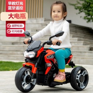 音乐灯光男孩女孩电动玩具车 儿童电动摩托车 婴儿童车工厂直供