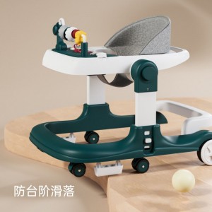 学步车带音乐婴儿多种功能防侧翻学行车女孩男宝宝可坐可推起步车
