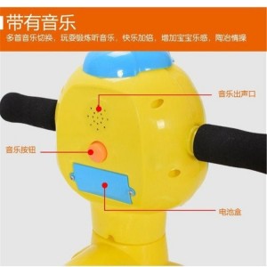 儿童溜溜车小孩扭扭车 宝宝滑行车1-5岁平衡车学步车静音轮带音乐
