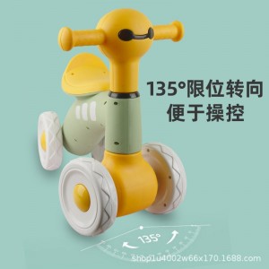 儿童平衡车1一3岁宝宝滑滑车四轮无脚踏幼儿学步车小孩滑行溜溜车