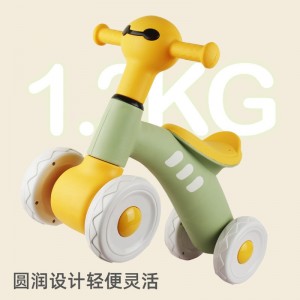 儿童平衡车1一3岁宝宝滑滑车四轮无脚踏幼儿学步车小孩滑行溜溜车