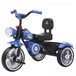 儿童三轮车1-3-2-6岁大号宝宝手推脚踏车儿童车小孩玩具灯光音乐