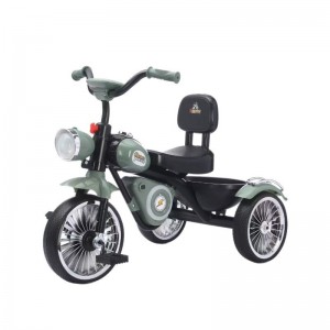 儿童三轮车1-3-2-6岁大号宝宝手推脚踏车儿童车小孩玩具灯光音乐