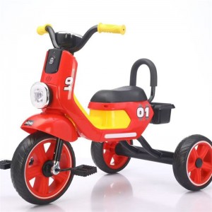 儿童三轮车 宝宝脚蹬自行车 音乐款儿童三轮车头灯三轮车