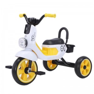 儿童三轮车 宝宝脚蹬自行车 音乐款儿童三轮车头灯三轮车