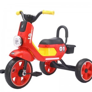 儿童三轮车 宝宝脚蹬自行车 音乐款儿童三轮车头灯三轮车