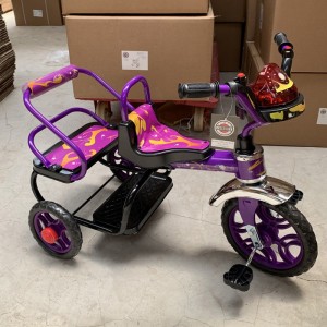 宝宝脚蹬三轮玩具车 复古三轮车玩具车儿童脚踏三轮车 1-5岁