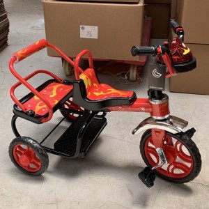 宝宝脚蹬三轮玩具车 复古三轮车玩具车儿童脚踏三轮车 1-5岁