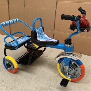 复古三轮车玩具车儿童脚踏三轮车 1-5岁宝宝脚蹬三轮玩具车
