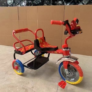 复古三轮车玩具车儿童脚踏三轮车 1-5岁宝宝脚蹬三轮玩具车