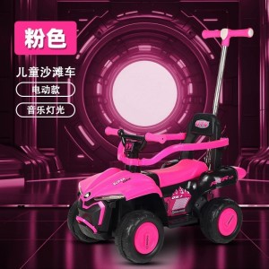 儿童电动车四轮越野宝宝手推童车1-3岁男女孩充电遥控玩具可坐人