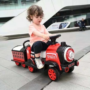 新款儿童电动汽车儿童电动挖掘机 宝宝电动拖拉机带遥控