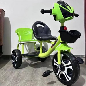 新款儿童塑料三轮车宝宝户外骑行玩具2-5岁儿童三轮车儿童自行车3轮