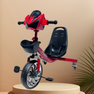 儿童三轮车  带踏板儿童三轮车 塑料材质  后铁万向轮  婴儿脚踏三轮车