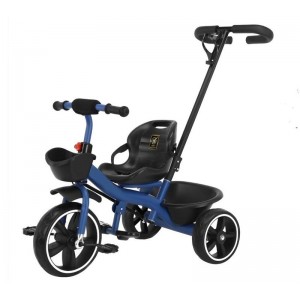 儿童三轮车带推杆1-2-3-6岁宝宝溜娃婴儿手推车脚踏自行车