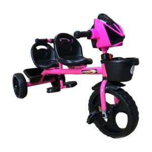 New two-seater children's tricycle stroller, children's tricycle, baby can push and ride a bicycle for infants