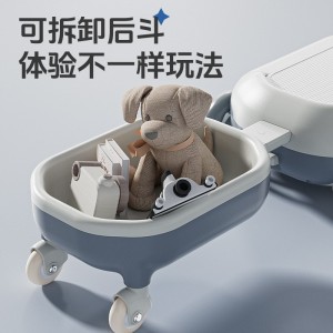 儿童电动扭扭拖布车大人可坐双驱静音1-6防侧翻溜溜车充电卡丁车