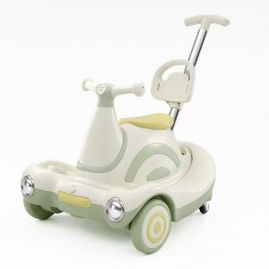 新款三合一蜗牛车儿童电动车扭扭车花生车溜溜车宝宝车周岁礼物