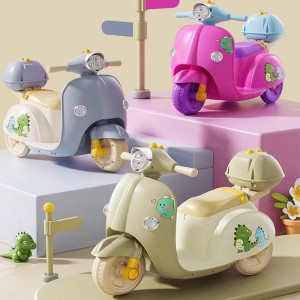 萌趣电动三轮车灯光音乐玩具车新品可爱小熊萌趣动感