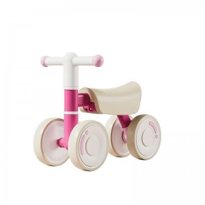 儿童平衡车声光款滑行1-2岁男女小孩宝宝入门四轮学步溜溜车