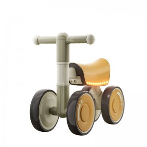 儿童平衡车声光款滑行1-2岁男女小孩宝宝入门四轮学步溜溜车