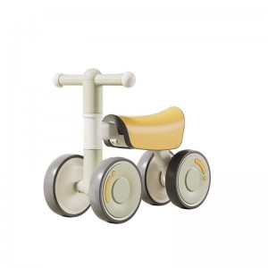 儿童平衡车声光款滑行1-2岁男女小孩宝宝入门四轮学步溜溜车