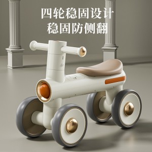 新款1-4岁宝宝音乐灯光学步四轮平衡玩具车滑滑溜溜车滑行车
