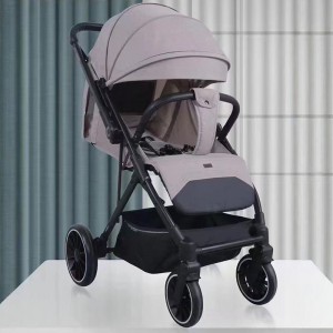 婴儿推车口袋车可坐可躺双向一键折叠轻便四轮稳固高景观婴儿推车