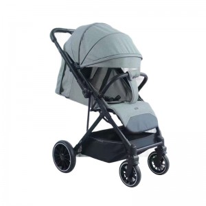 婴儿推车口袋车可坐可躺双向一键折叠轻便四轮稳固高景观婴儿推车