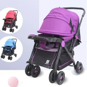 可坐可躺婴儿车儿童宽敞车便携宝宝轻便婴儿推车手推折叠