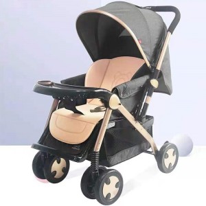 婴儿推车遛娃神器可坐可躺双向推男女宝宝玩具童车可折叠