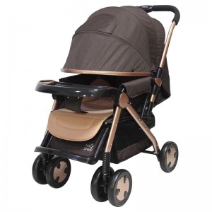 婴儿推车遛娃神器可坐可躺双向推男女宝宝玩具童车可折叠