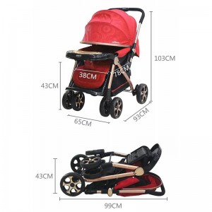 婴儿车3合1带摇篮婴儿车/婴儿车3合1高品质婴儿车带睡篮婴儿推车