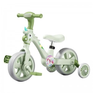 儿童平衡车多种功能二合一滑行车防摔可调节2-6岁宝宝三轮车