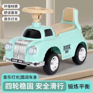 新款扭扭车男女宝宝礼物玩具车1-3岁防侧翻滑行车儿童复古姥爷车