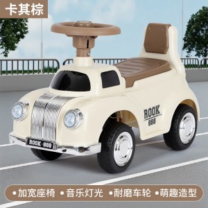 新款扭扭车男女宝宝礼物玩具车1-3岁防侧翻滑行车儿童复古姥爷车