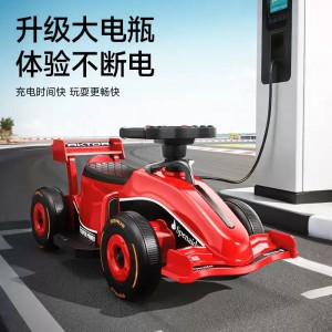 儿童电动车卡丁车可坐大人男女小孩四轮汽车电瓶车宝宝遥控玩具车