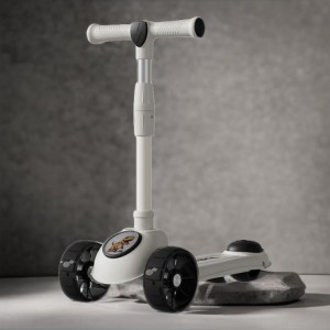 米高儿童滑板车可坐可骑音乐灯光折叠童车男女宝宝踏板车